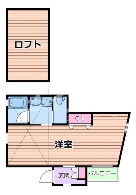 LUX SQUARE SHIMIZU(ワンルーム/3階)の間取り写真