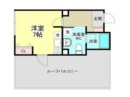 88.HANEZAWA(ワンルーム/5階)の間取り写真