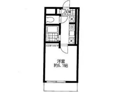 メゾン稲城(1K/3階)の間取り写真
