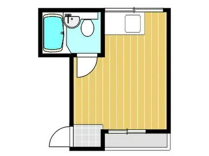 トレーシー駒場(ワンルーム/3階)の間取り写真