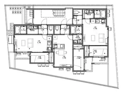 KEIAI RESIDENCE 北大宮(1LDK/1階)の間取り写真