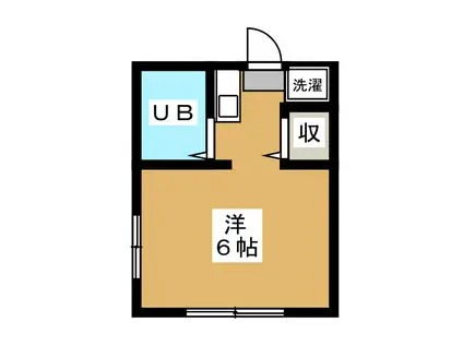 ハイツハギワラ(ワンルーム/1階)の間取り写真