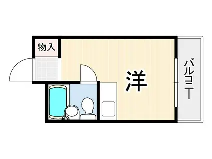 リオーラ神戸(ワンルーム/5階)の間取り写真