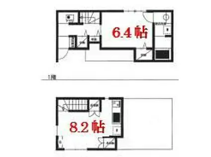 プリマステラ(1LDK/1階)の間取り写真