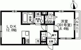 ルミエールM(1LDK/3階)の間取り写真
