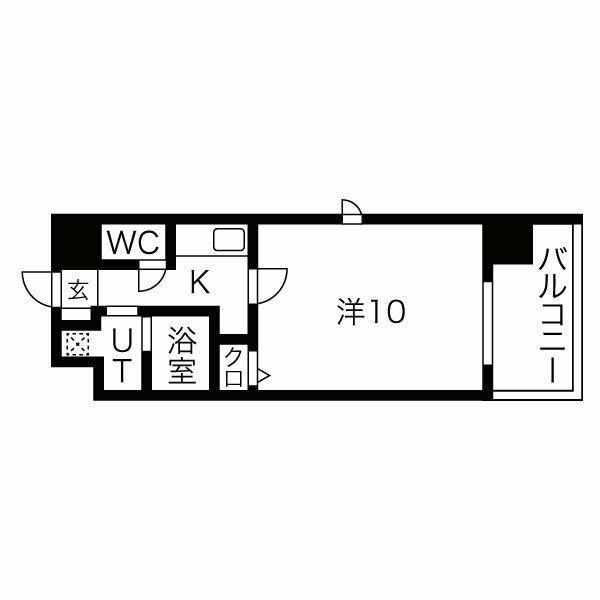 NEO JAPANESQUE出来町(1K/3階)の間取り写真