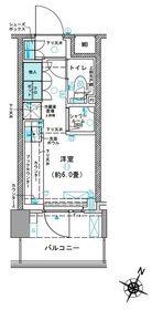コムレジ赤羽 学生棟(ワンルーム/4階)の間取り写真