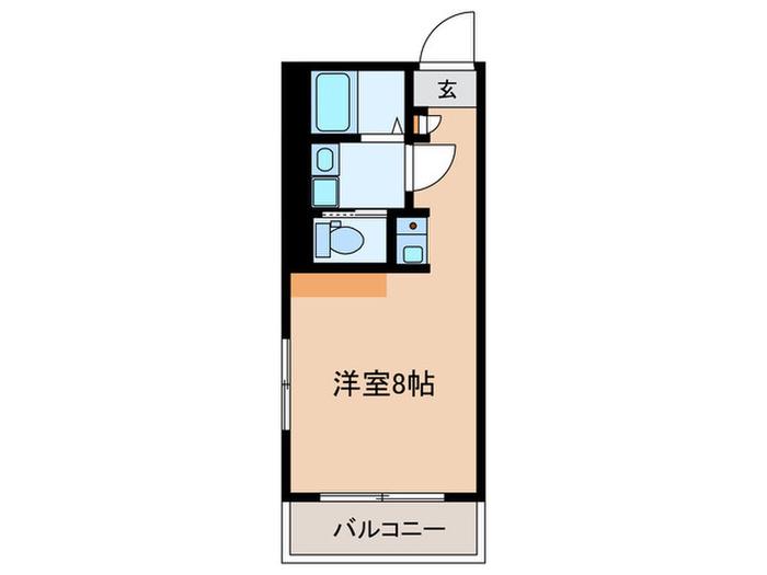 リチェンシア鹿島田(ワンルーム/4階)の間取り写真