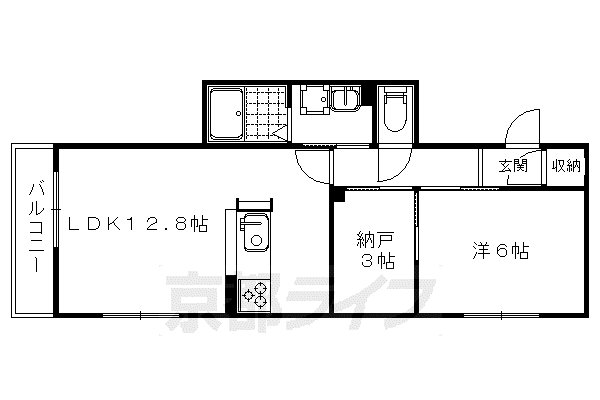 SATIS VITA(1SLDK/1階)の間取り写真
