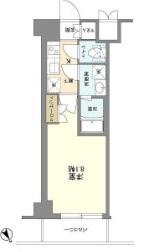 KDXレジデンス西調布(1K/5階)の間取り写真