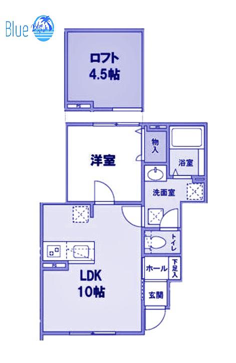 フェリーチェ新横浜(1LDK/1階)の間取り写真