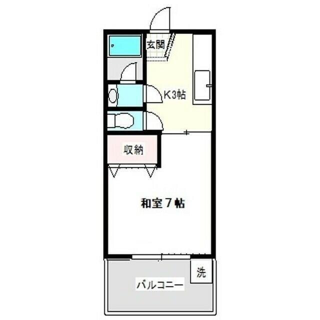ソフィア吉祥寺(1K/2階)の間取り写真
