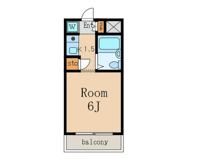 陣屋ハイツ 3階階 間取り