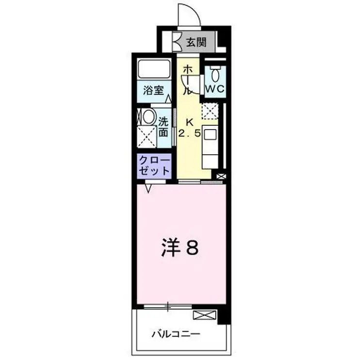 アヴニールヒルズ 2階階 間取り