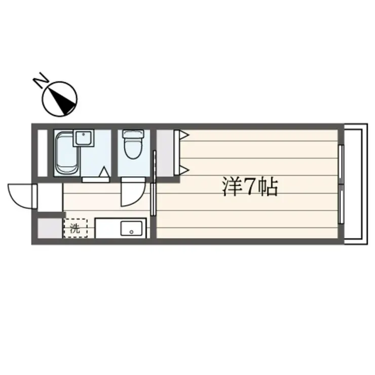 ラ・ノールA 2階階 間取り
