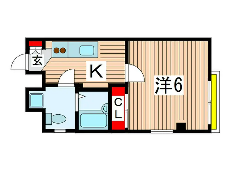 大和橋コルツァ 1階階 間取り