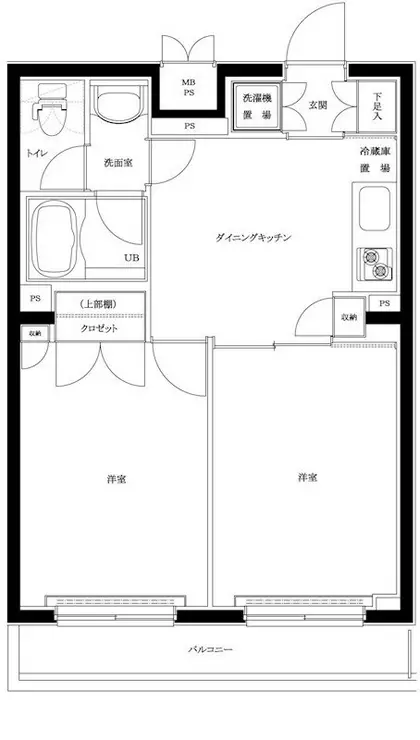 ルーブル蒲田南 4階階 間取り