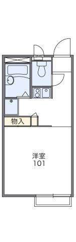 レオパレストゥルヌソル(1K/1階)の間取り写真