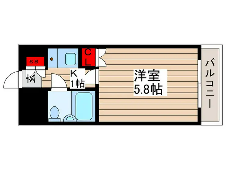 アネックス西葛西 6階階 間取り