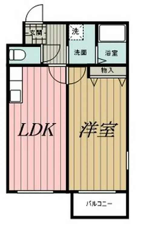 カムフォート登戸III 5階階 間取り