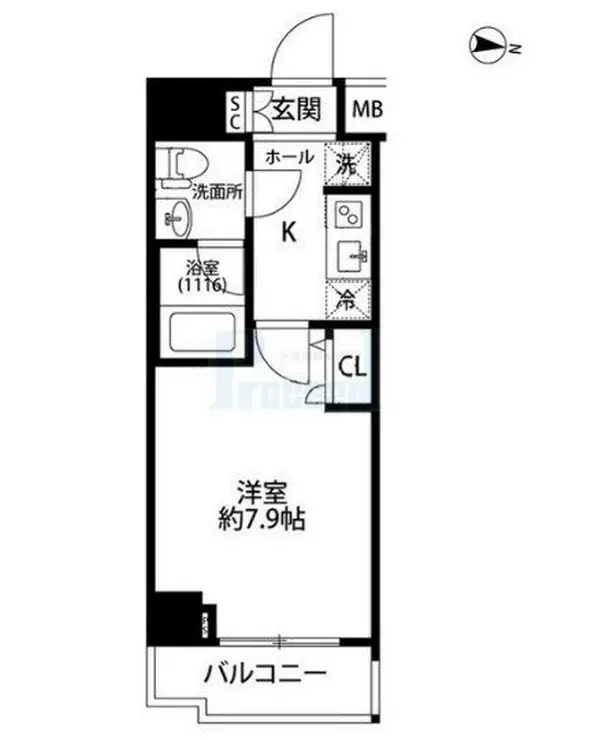 プレール・ドゥーク下板橋 9階階 間取り