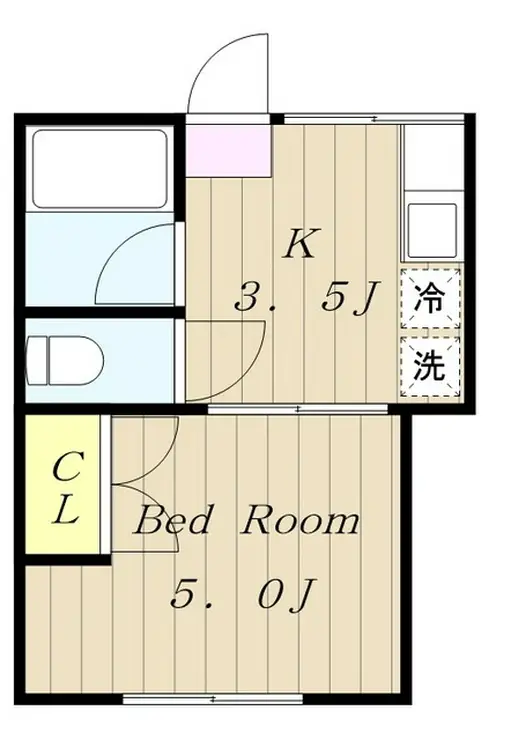 ハイツコウガク 1階階 間取り