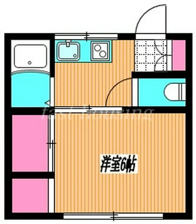 紫明荘 1階階 間取り