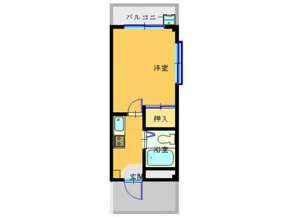 ファインビラ・サンコー(1K/3階)の間取り写真