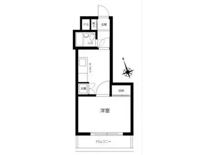 コスモ上池袋(1K/8階)の間取り写真