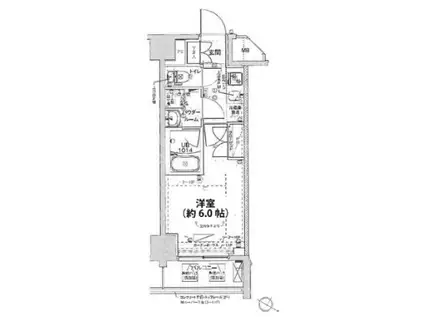クラリッサ大通公園(1K/10階)の間取り写真
