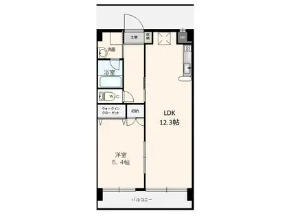 ダイコー光の森(1LDK/3階)の間取り写真