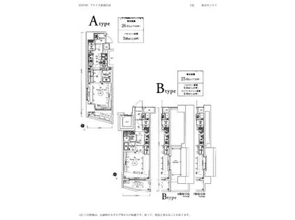 ブライズ清澄白河(1K/7階)の間取り写真