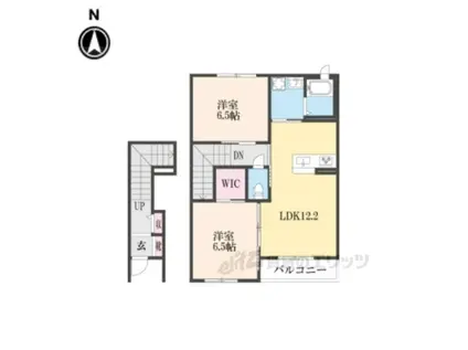 パル・クレセオ2(2LDK/2階)の間取り写真