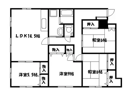 BCASA京王永山RE-BORN(4LDK/2階)の間取り写真