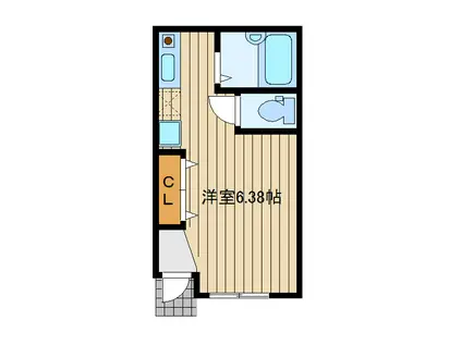 トラント成増(ワンルーム/1階)の間取り写真