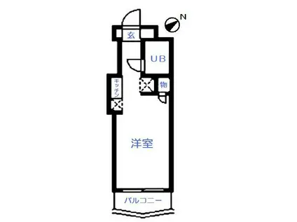 トップ五反野(ワンルーム/2階)の間取り写真