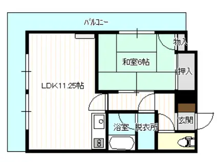 トーカンマンション神明町(1LDK/7階)の間取り写真