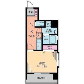 クレアーレ(1K/7階)の間取り写真