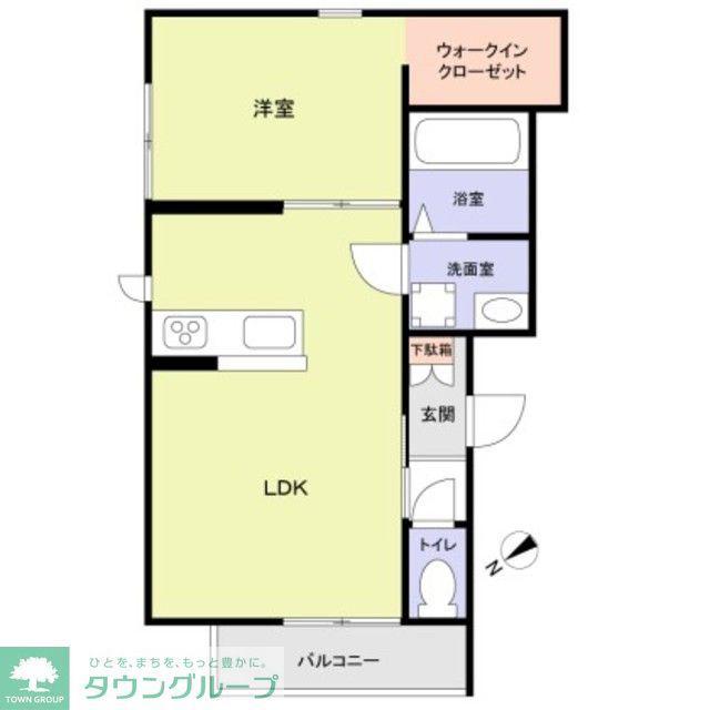 CHALEUREUX表参道(1LDK/3階)の間取り写真