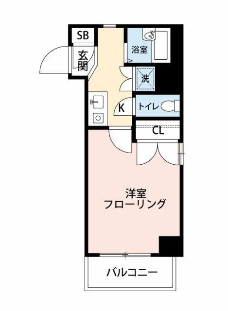 マイナビSTAYミライエ中村橋北(1K/2階)の間取り写真