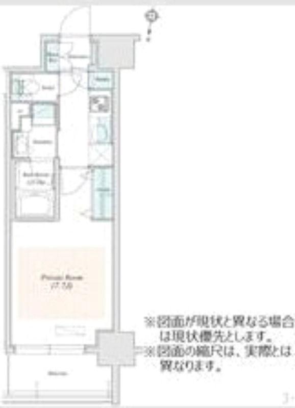 アーバネックス堂島(1K/6階)の間取り写真