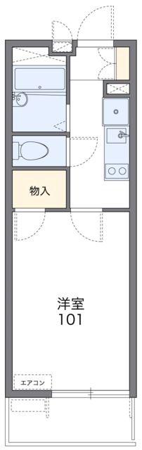 レオパレスエスペランサ(1K/3階)の間取り写真