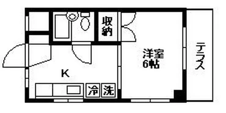 コーポエスティ 1階階 間取り