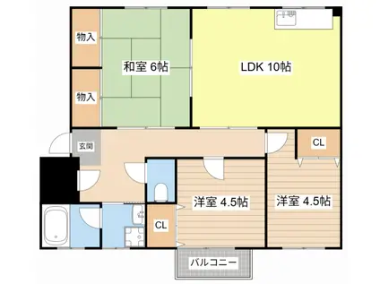 NASU34(3LDK/1階)の間取り写真