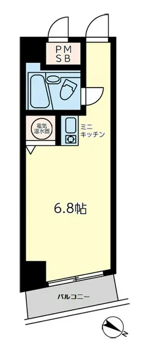 プレジデントハイツ五反田 4階階 間取り