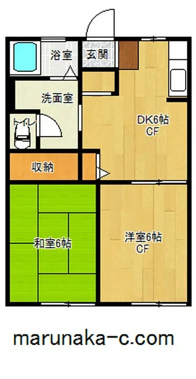 アネックス相模大野 1階階 間取り