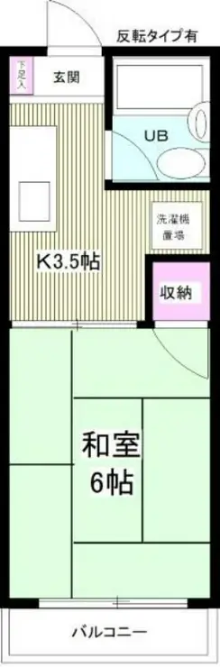 ロータリー所沢ハイツ 3階階 間取り