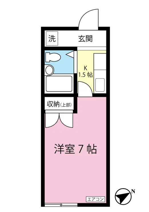 ニシキハイツ 1階階 間取り