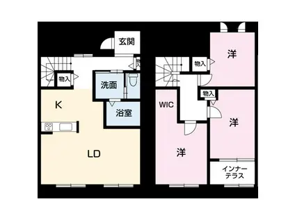 シャーメゾン辻井A(3LDK/1階)の間取り写真