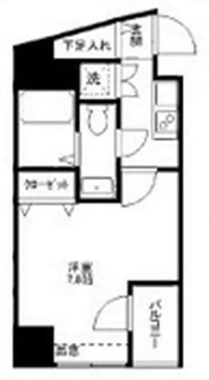 レガスタ東向島 9階階 間取り